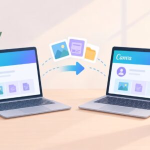 انتقال فایل بین اکانت‌های کنوا